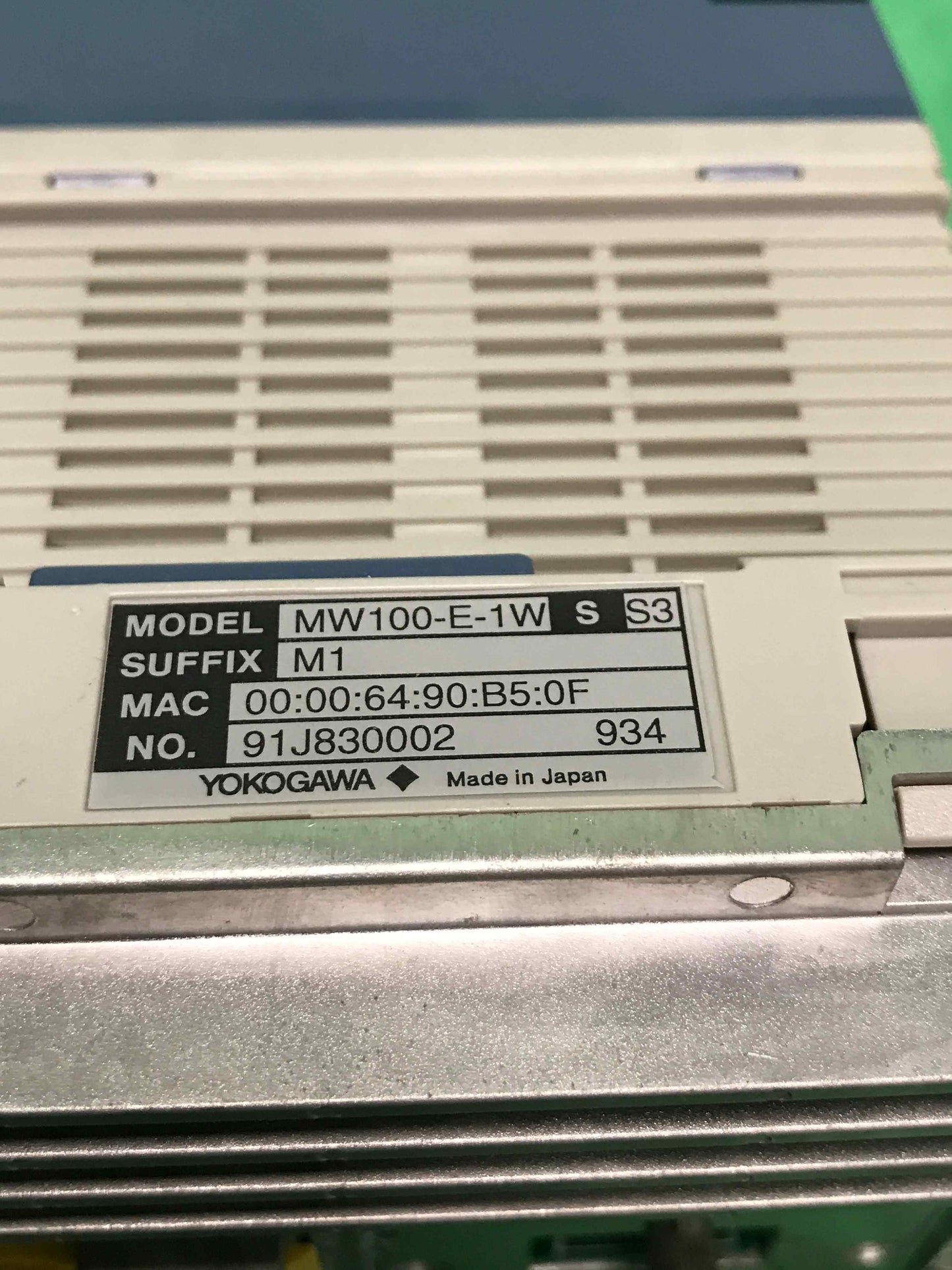 YOKOGAWA -MW100-E-1W/MW100E1W