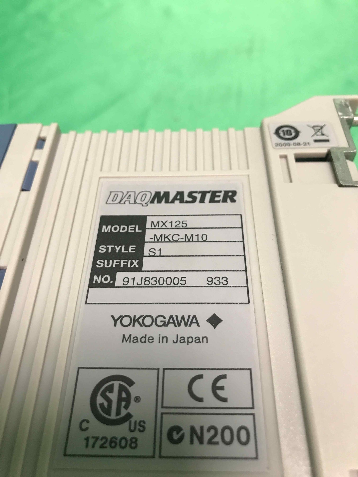 YOKOGAWA -MX125-MKC-M10/MX125MKCM10