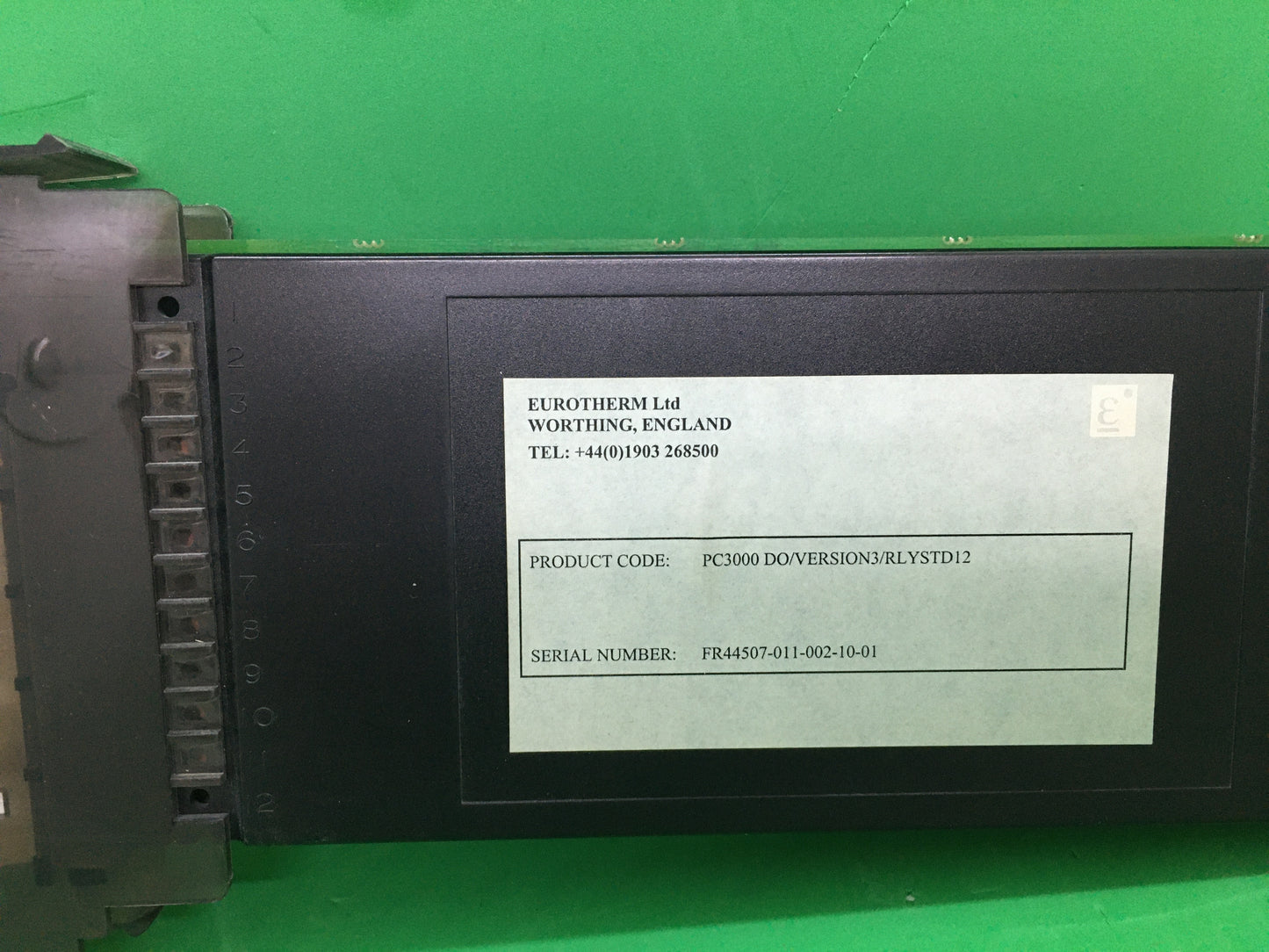 EUROTHERM-PC3000 DO VERSION3 RLYSTD12/PC3000DOVERSION3RLYSTD12