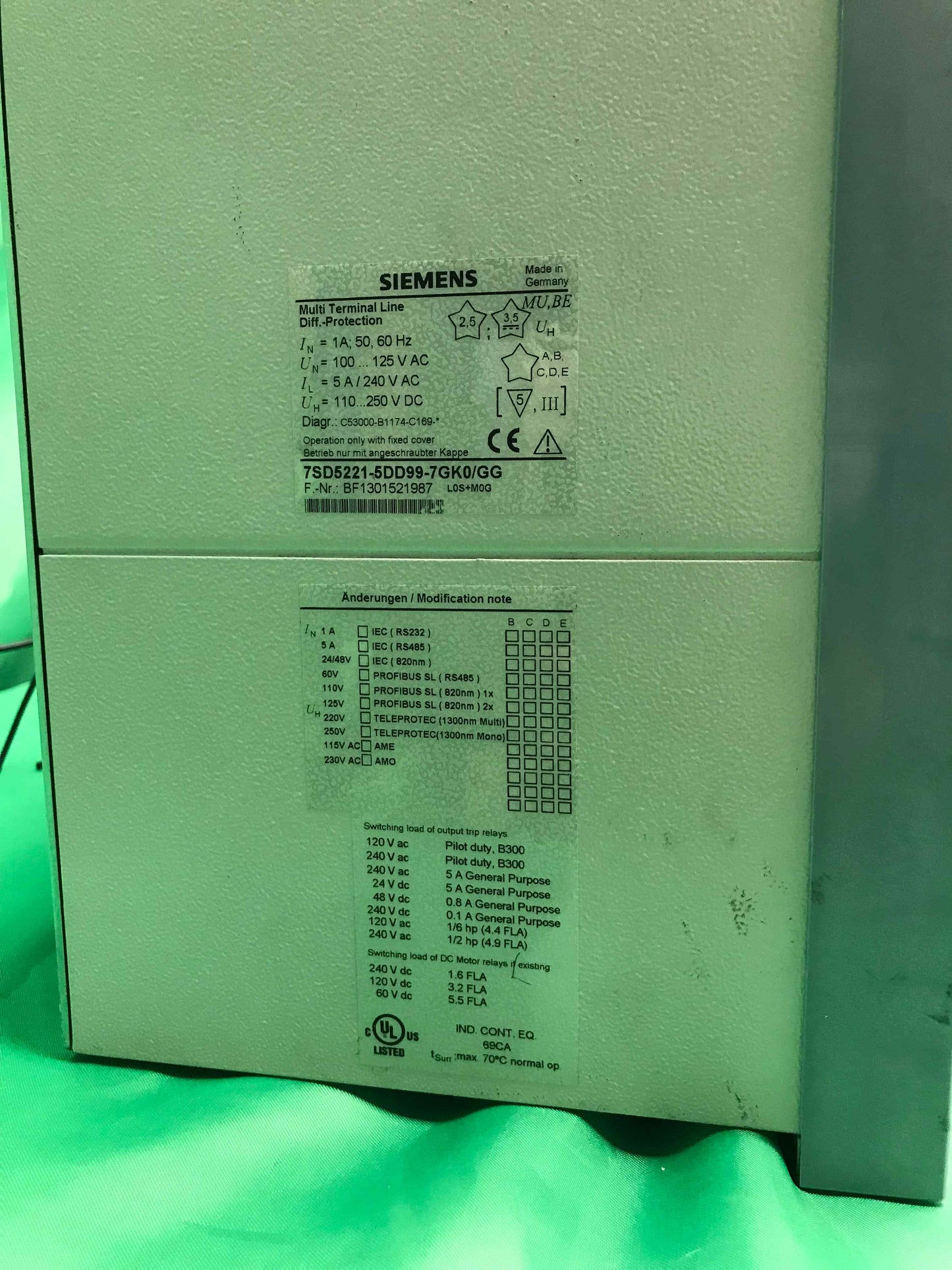 Siemens-SIPROTEC 7SD5/SIPROTEC7SD5