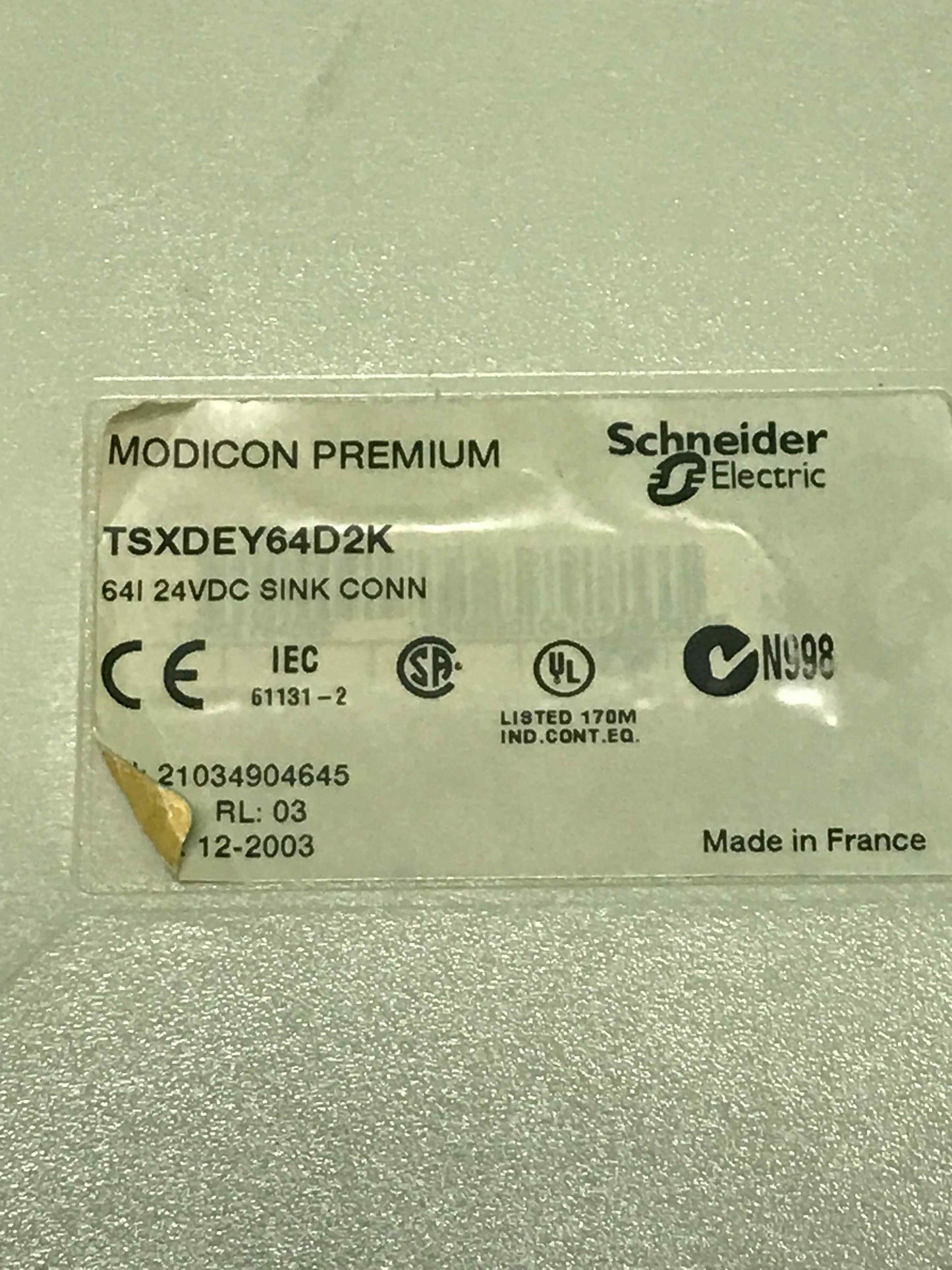 Schneider Electric-TSXDEY64D2K/TSXDEY64D2K