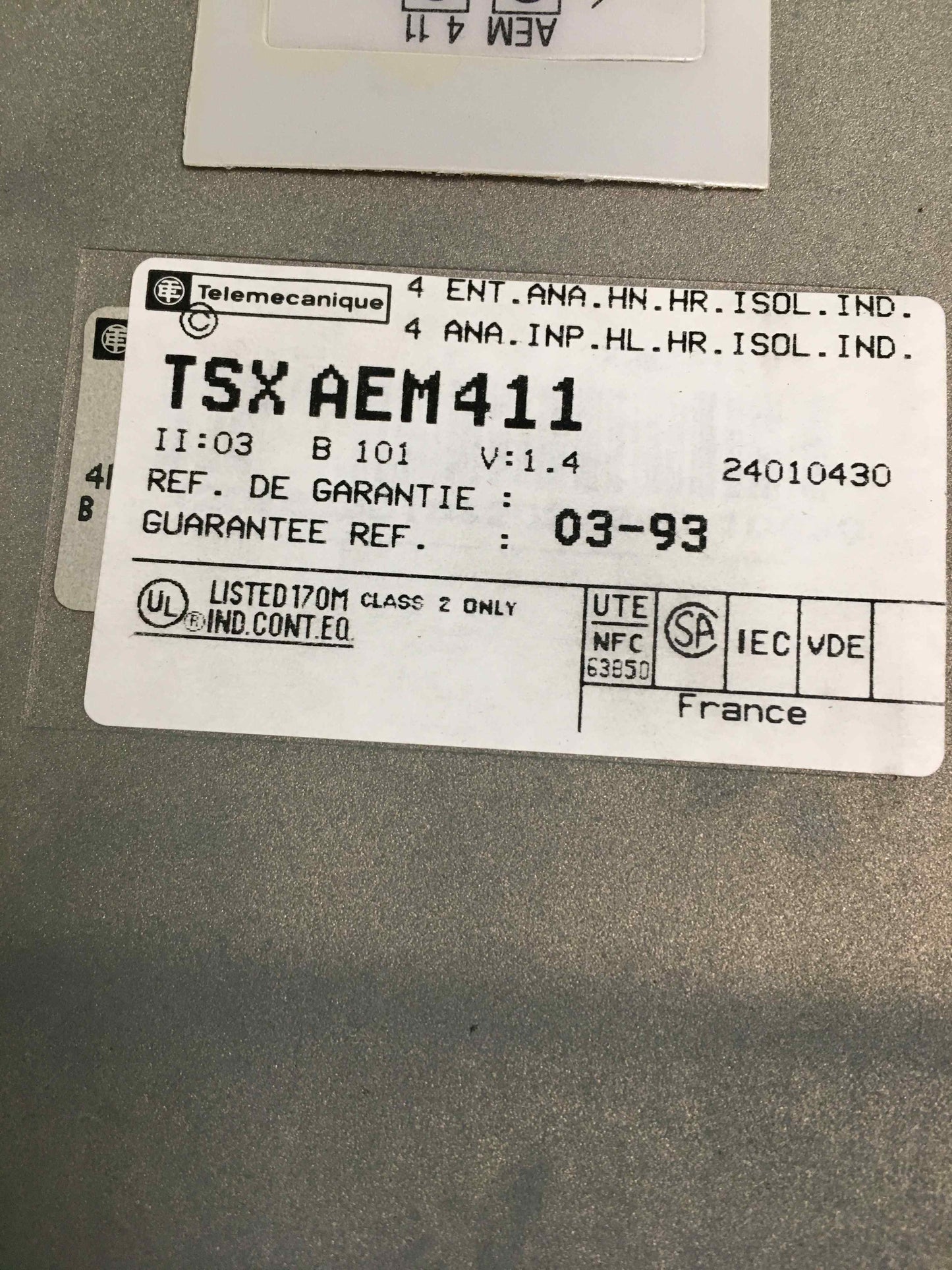 Schneider Electric-TSX AEM 411/TSXAEM411